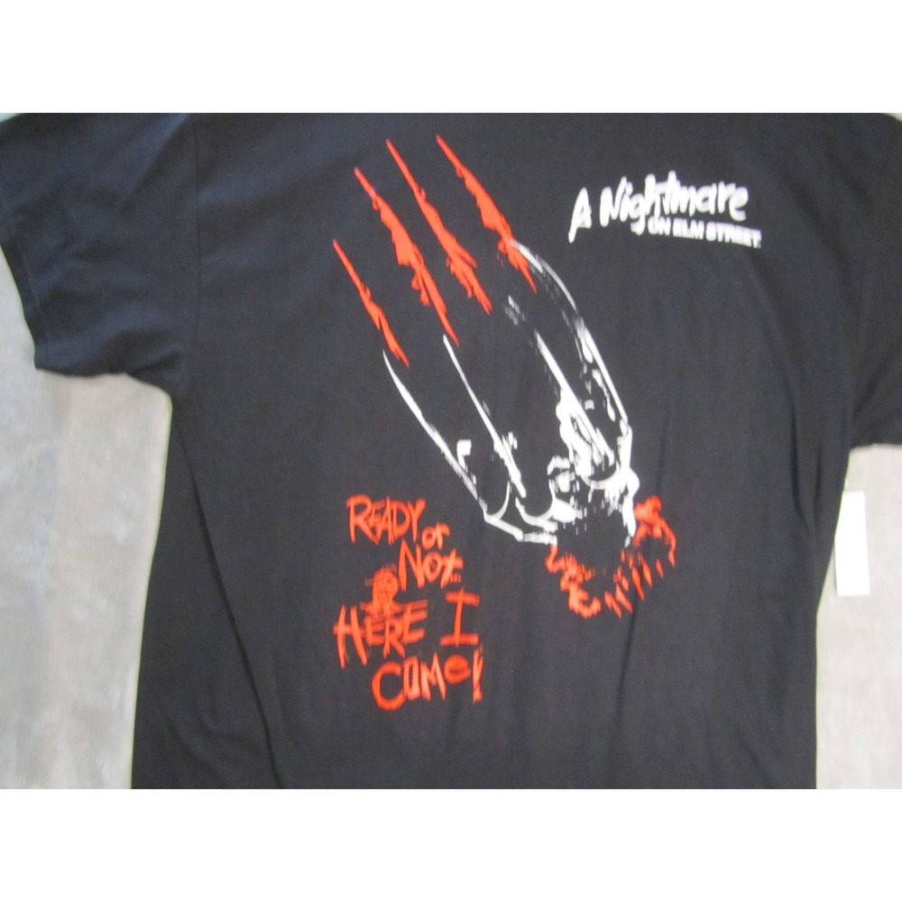 A Nightmare on Elm Street Freddy Krueger Razor Glove Graphic T-Shirt Black XL - Picture 4 of 5